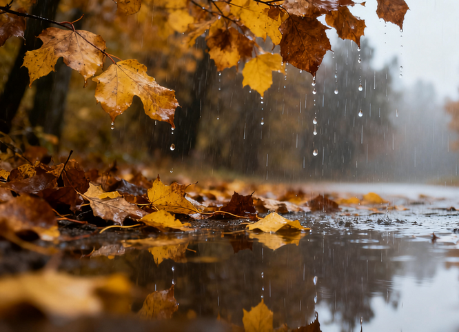 秋天的雨  文/刘家胜